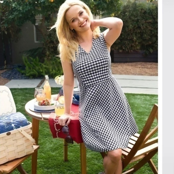 Draper James Gingham Love Circle A Line Dress - Picture 4 of 15